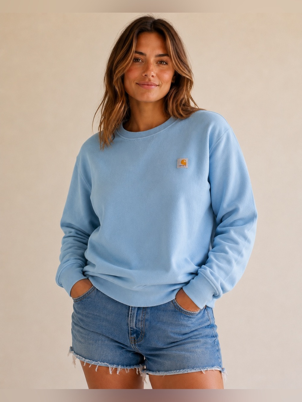 Carhartt Women’s TENCEL Relaxed Fit Crewneck Sweatshirt - Size Large